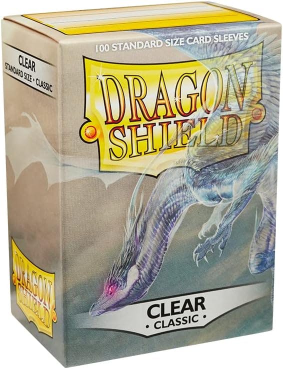 Dragon Shield: Standard Size – Classic Clear 100 CTS CARD SLEEVES