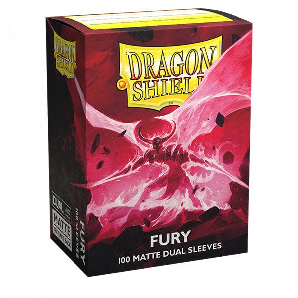 Dragon Shield Sleeves: Standard DUAL- Matte Fury (100 ct.) - fd964458-ff36-4ea9-bfa5-5150ce1919f6